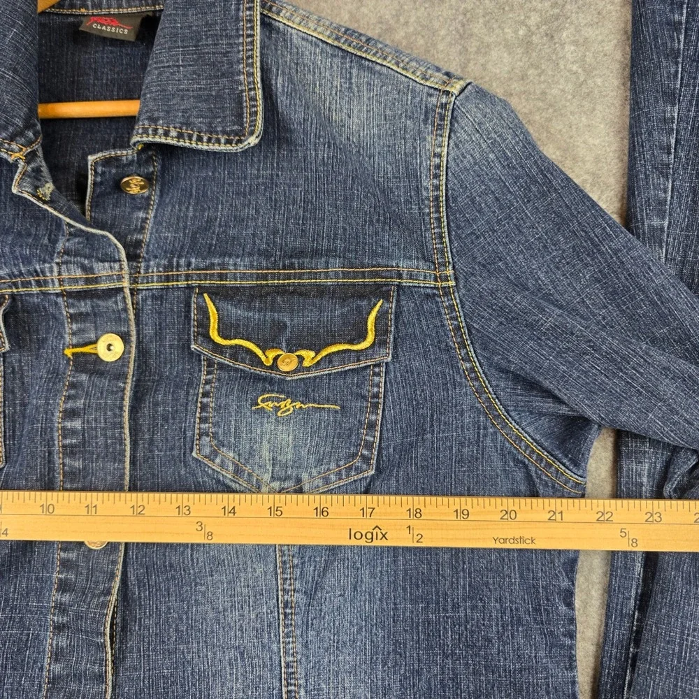 Vintage FUBU 14 Denim Jacket Jeans Matching Set Y2K Cargo SEE MEASUREMENTS